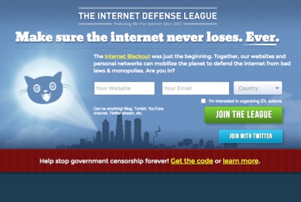 Internet defense league