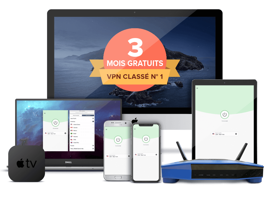 Appareils avec ExpressVPN