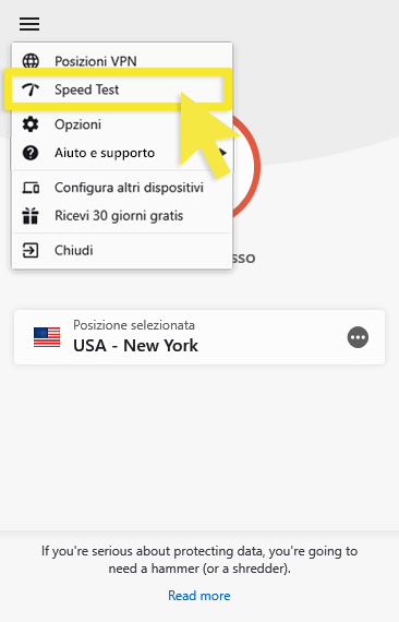 Lo Speed Test di ExpressVPN ti dirà qual è la posizione VPN migliore per Sky Go
