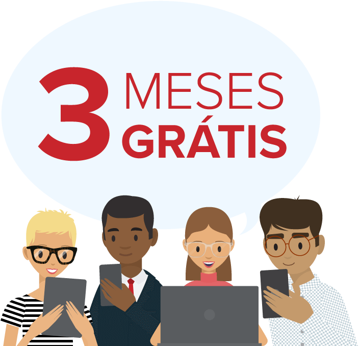 Pessoas olhando dispositivos.