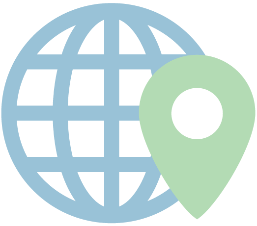 Icon internet without borders